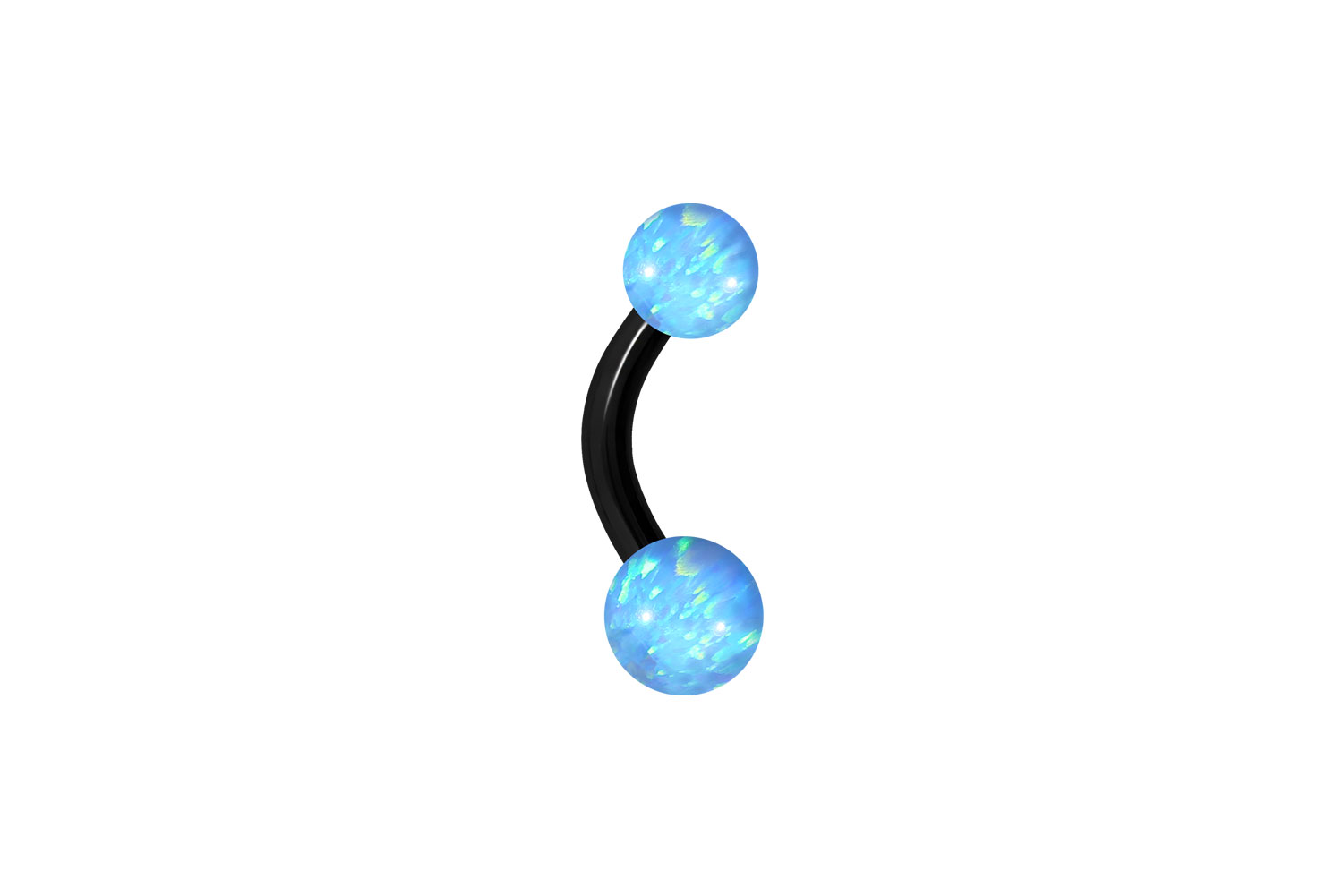 Titan Mini Bananabell Piercing SYNTHETISCHE OPALE